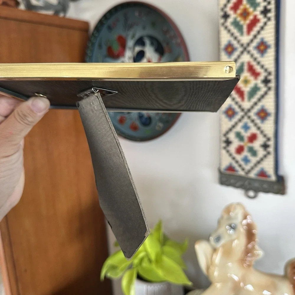 Vintage Brass Picture Frame 5